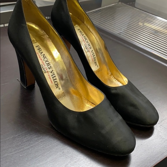 Vintage Francois Villon Paris Heels Sz 37 - Picture 11 of 15